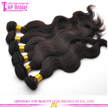 Wholesale top quality raw unprocessed body wave virgin peruvian human hair